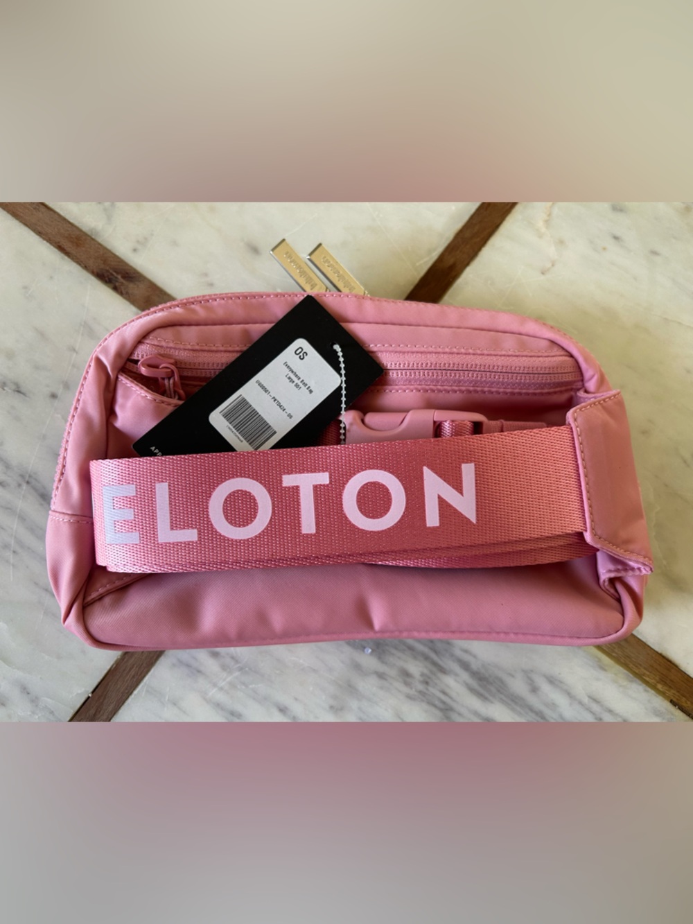 lululemon athletica x Peloton collab Deep Pink Large Belt Bag - Picture 5 of 6